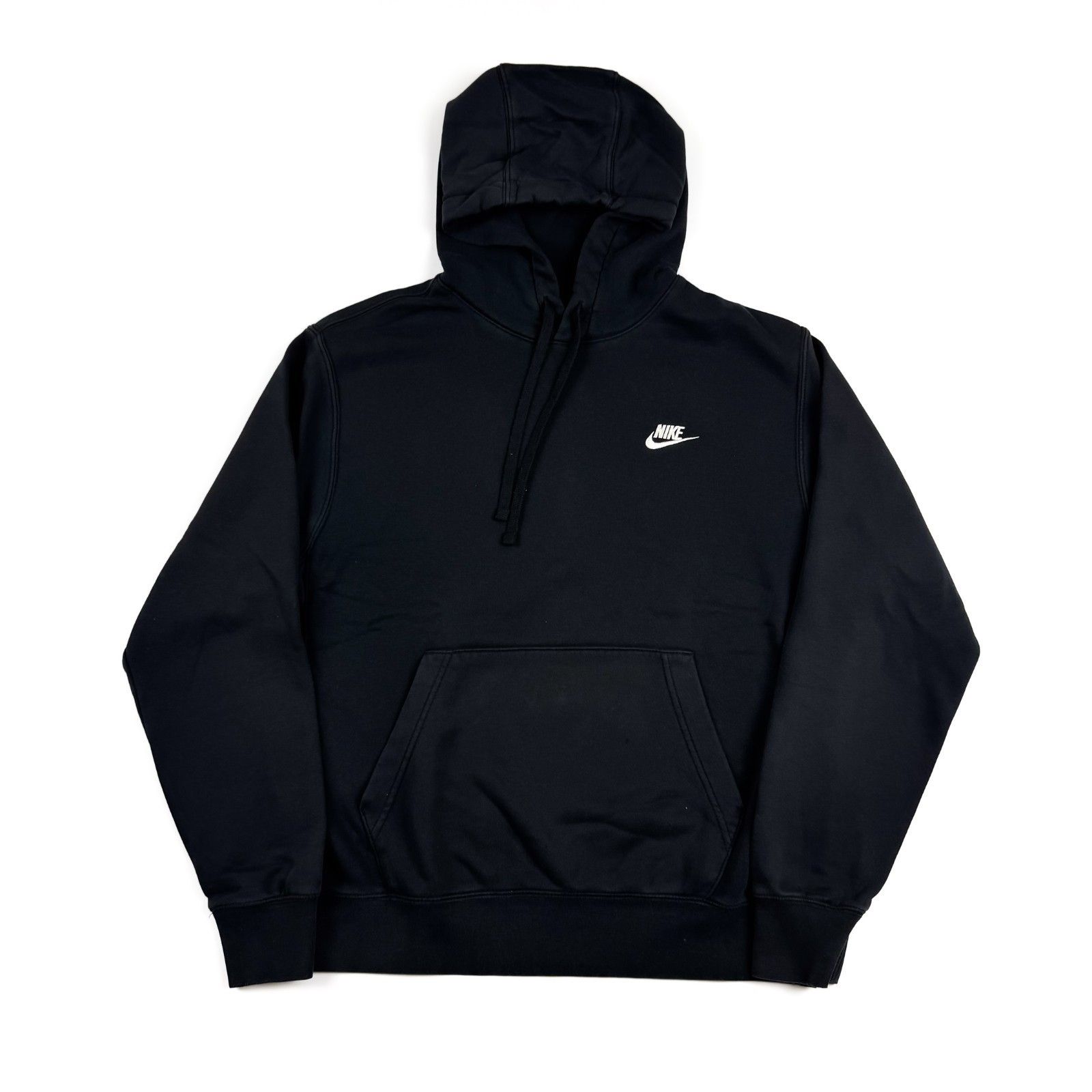 Nike Nike Hoodie M Black Embroidered Swoosh Pullover Size US M / EU 48-50 / 2 - 1 Thumbnail