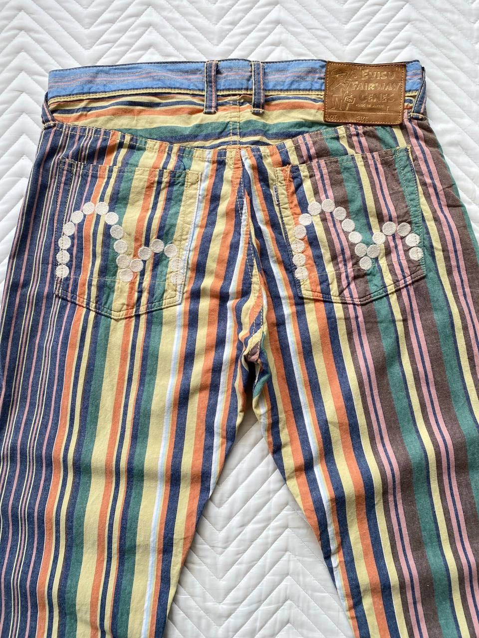 Evisu Evisu Genes Bohemian Stripe Denim Size US 34 / EU 50 - 6 Thumbnail