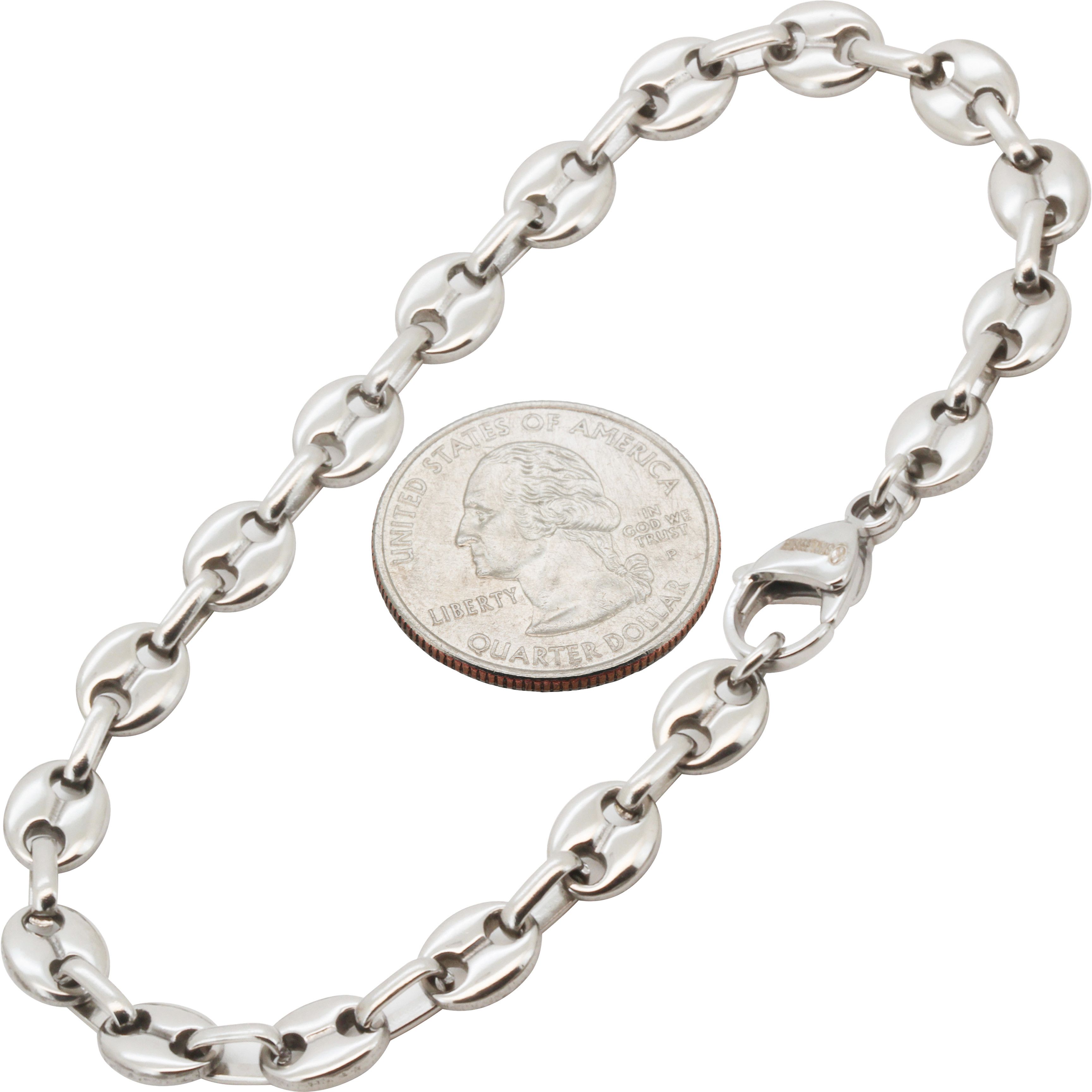 Other 316L Stainless Steel 6.5mm Mariner Bracelet 8.5” Size ONE SIZE - 1 Preview