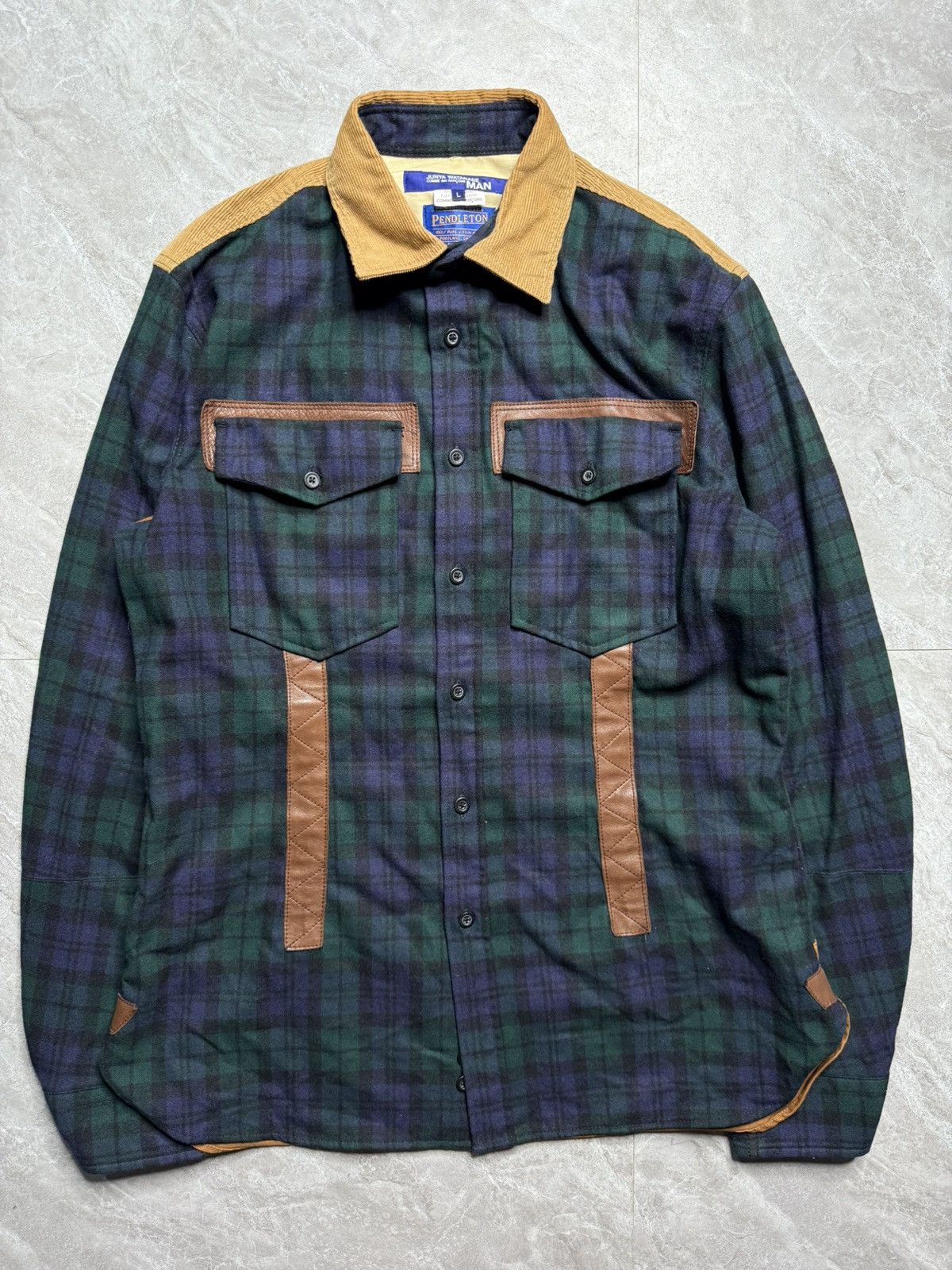 Junya Watanabe Junya Watanabe x Pendleton Reconstructed Wool Flannel Shirt Size US L / EU 52-54 / 3 - 1 Thumbnail