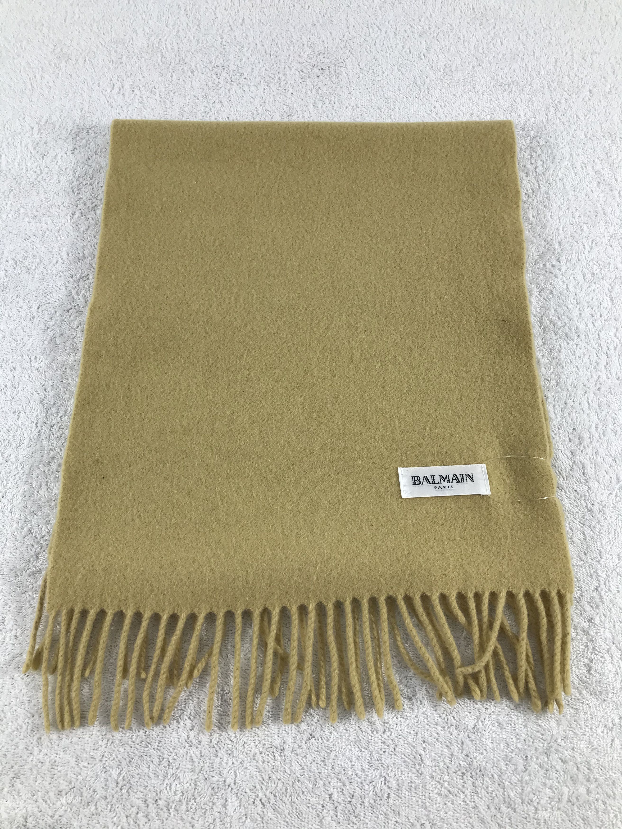 Vintage Balmain Scarf / Muffler / Neckwear - WW1295 Size ONE SIZE - 2 Thumbnail