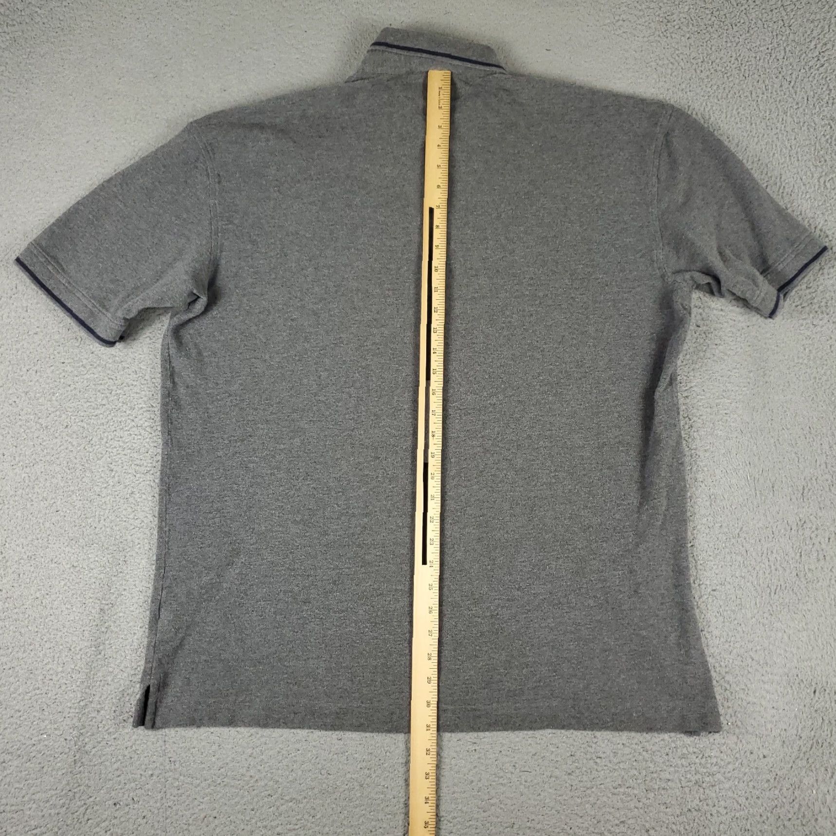 Tommy Hilfiger VINTAGE Tommy Hilfiger Polo Shirt Mens Size 2XL Short Sleeve Gray Casual Athletic Size US XXL / EU 58 / 5 - 3 Thumbnail