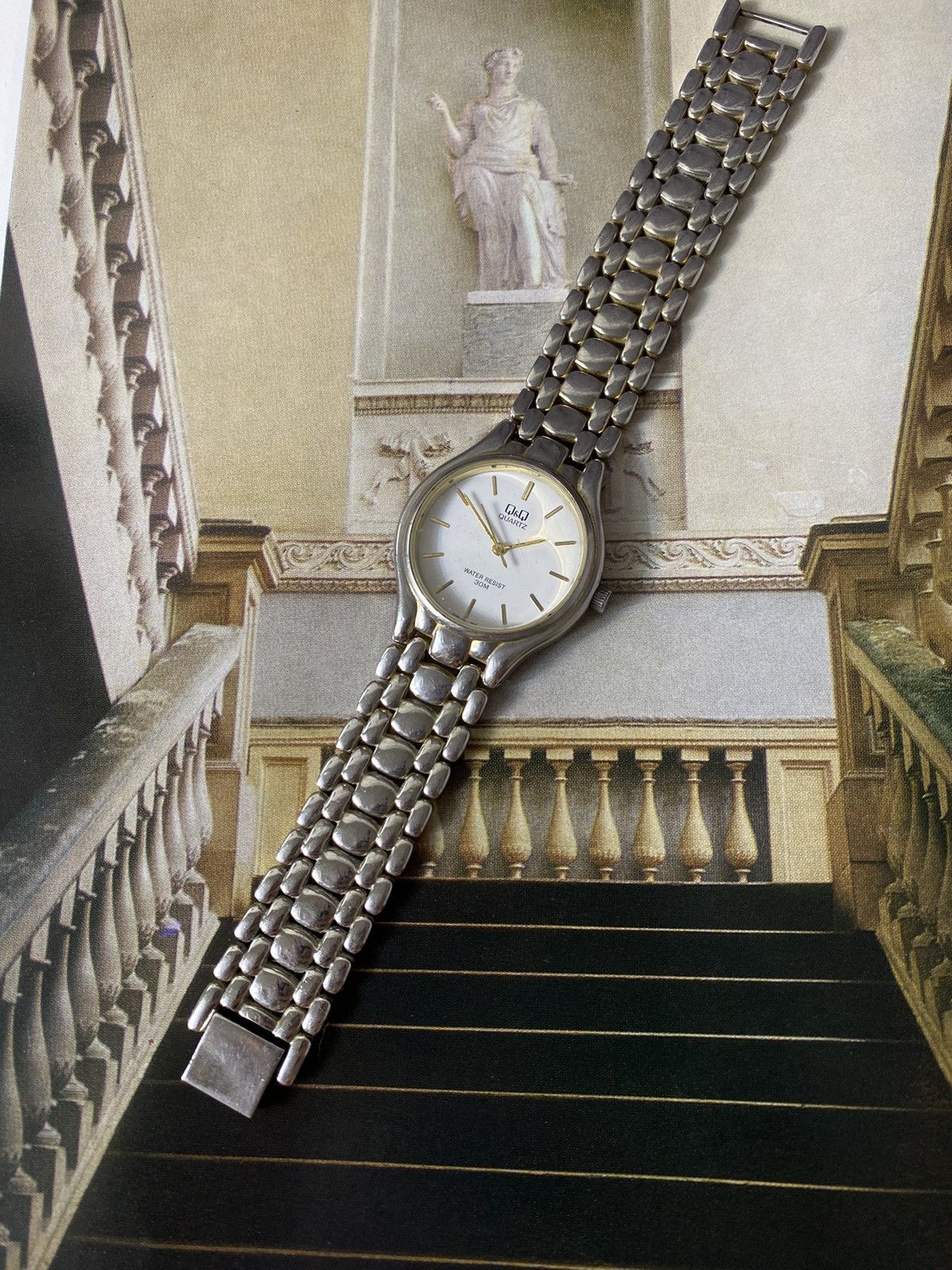 Japanese Brand Vintage Q&Q Quartz Watch Water Resist 30M Size ONE SIZE - 1 Thumbnail