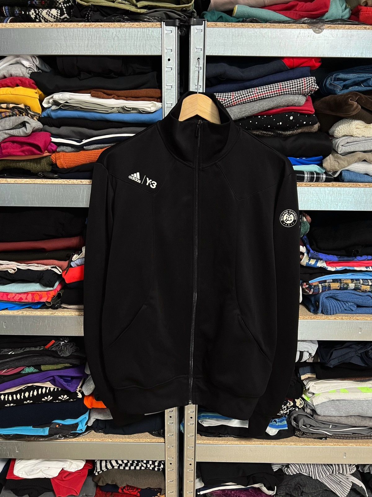 Adidas Adidas Y-3 Roland Garros Black Zip Up Track Jacket Size M Size US M / EU 48-50 / 2 - 1 Thumbnail