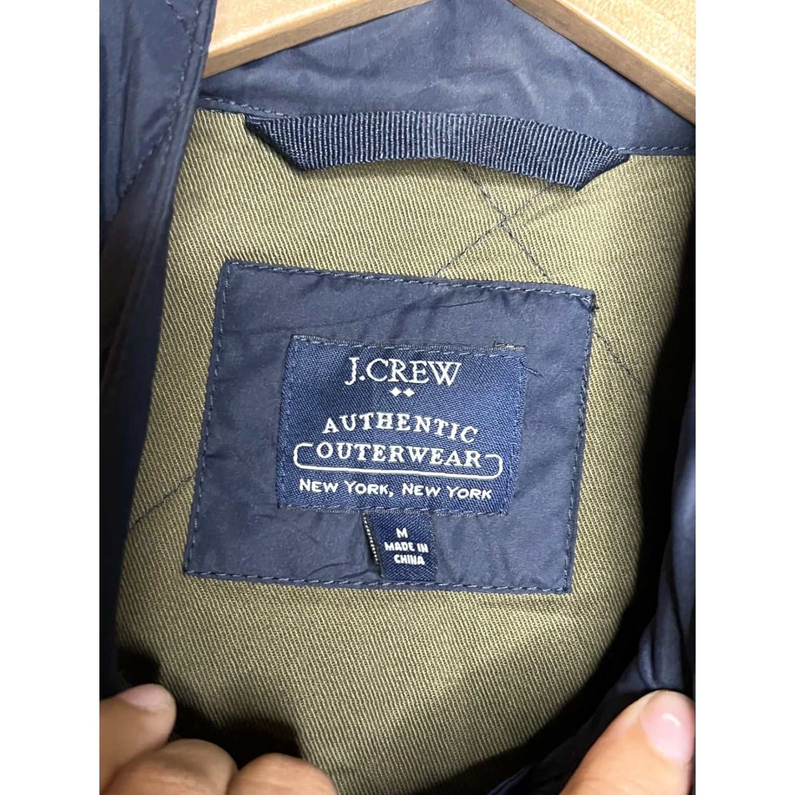 J.Crew J.Crew Jacket Mens Spring Quilted Navy M Size M / US 6-8 / IT 42-44 - 2 Thumbnail