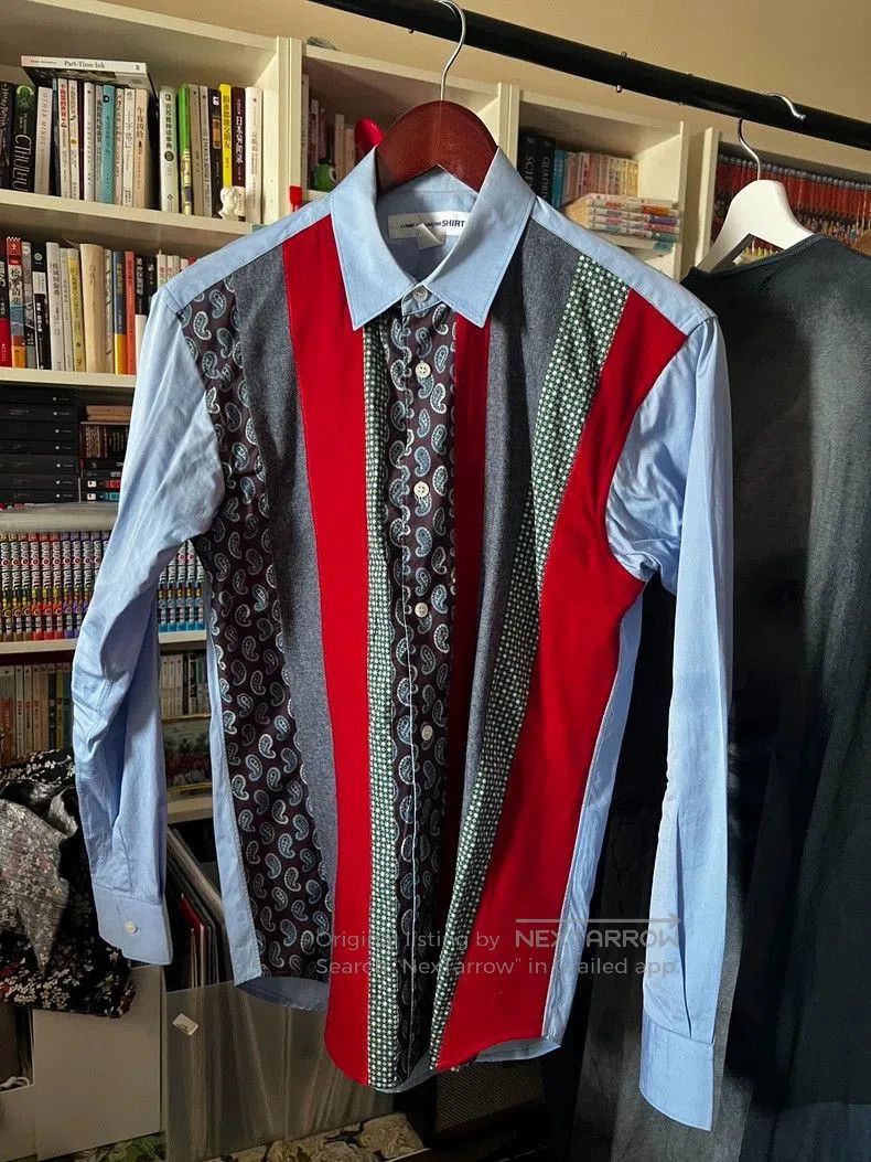 Comme des Garcons Comme des Garcons CDG Patchwork Shirt. Size US XS / EU 42 / 0 - 1 Thumbnail