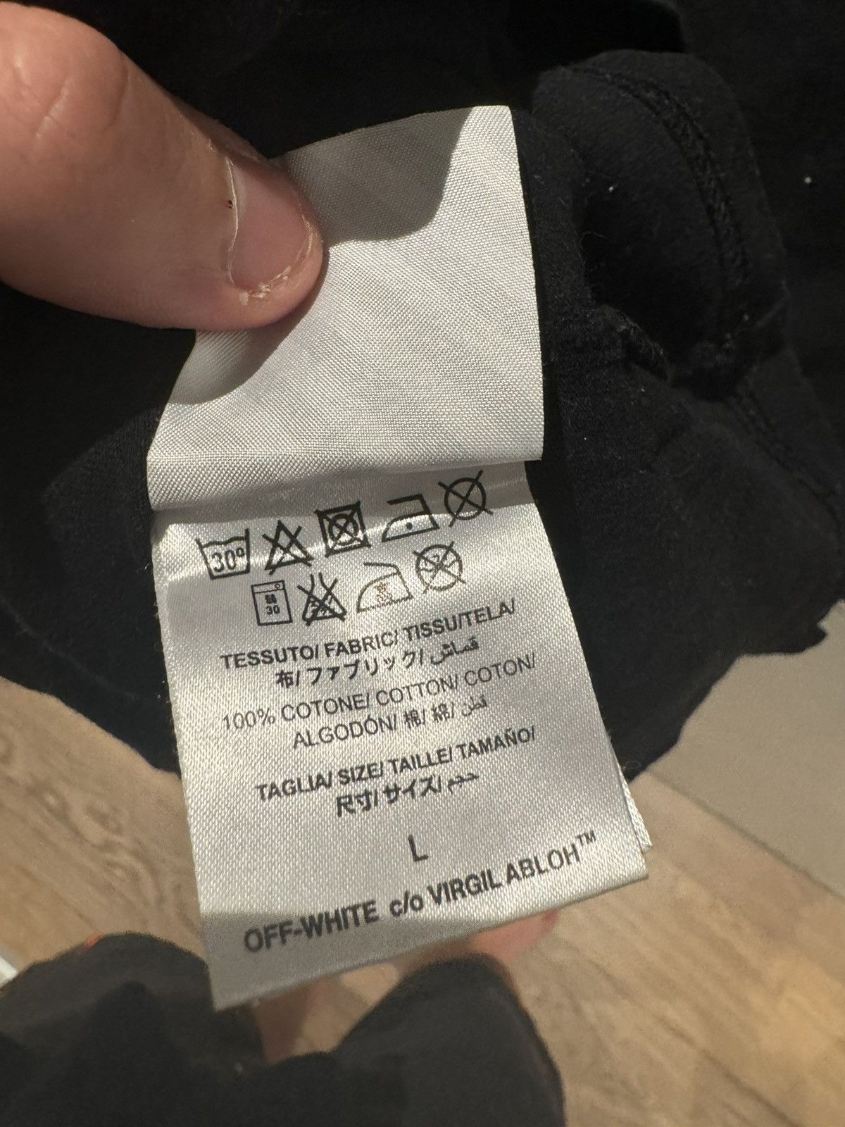 Off-White Off white t-shirt Size US L / EU 52-54 / 3 - 10 Thumbnail
