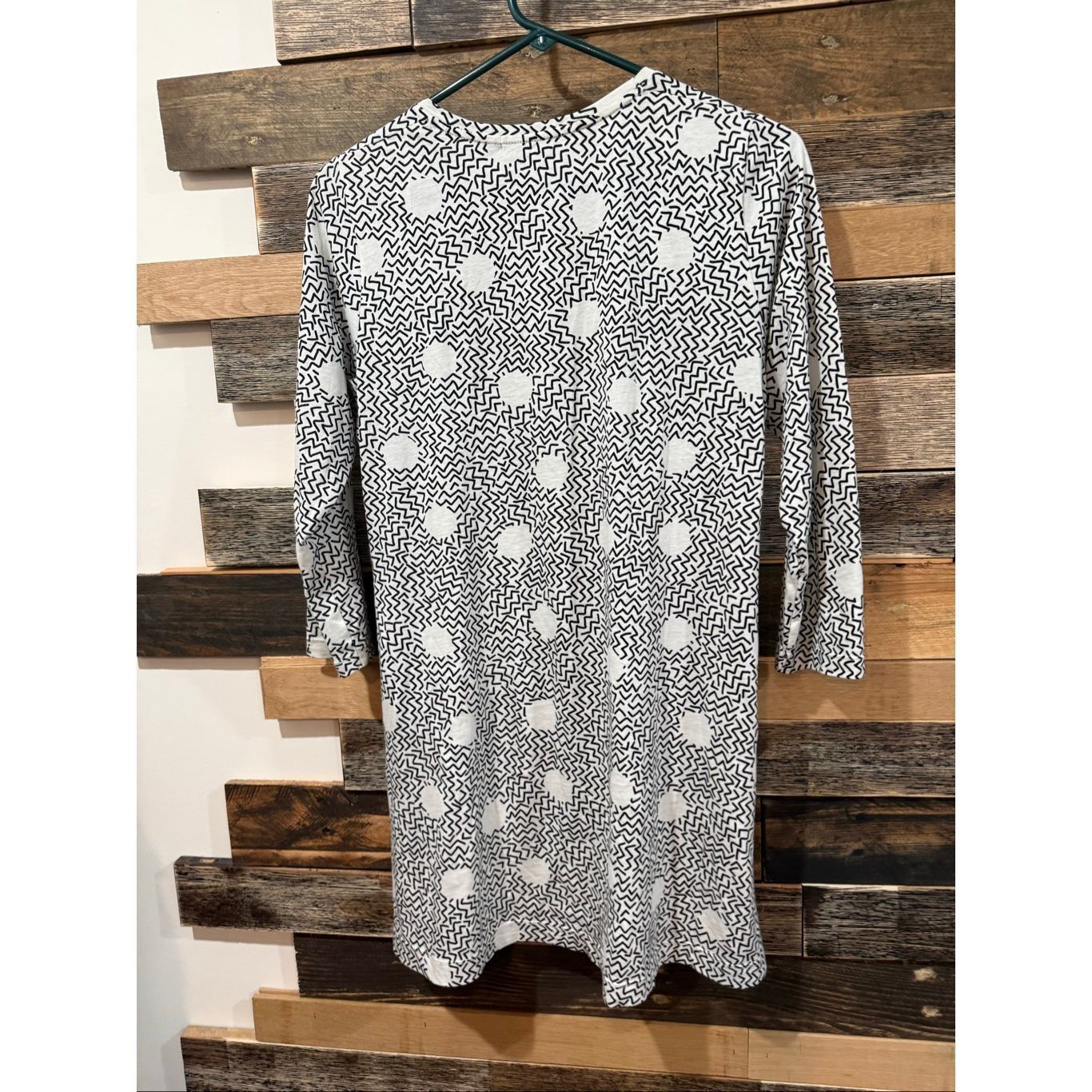 Guru Gudrun Sjoden blouse top tunic pockets lagenlook geometric p Size S / US 4 / IT 40 - 2 Thumbnail