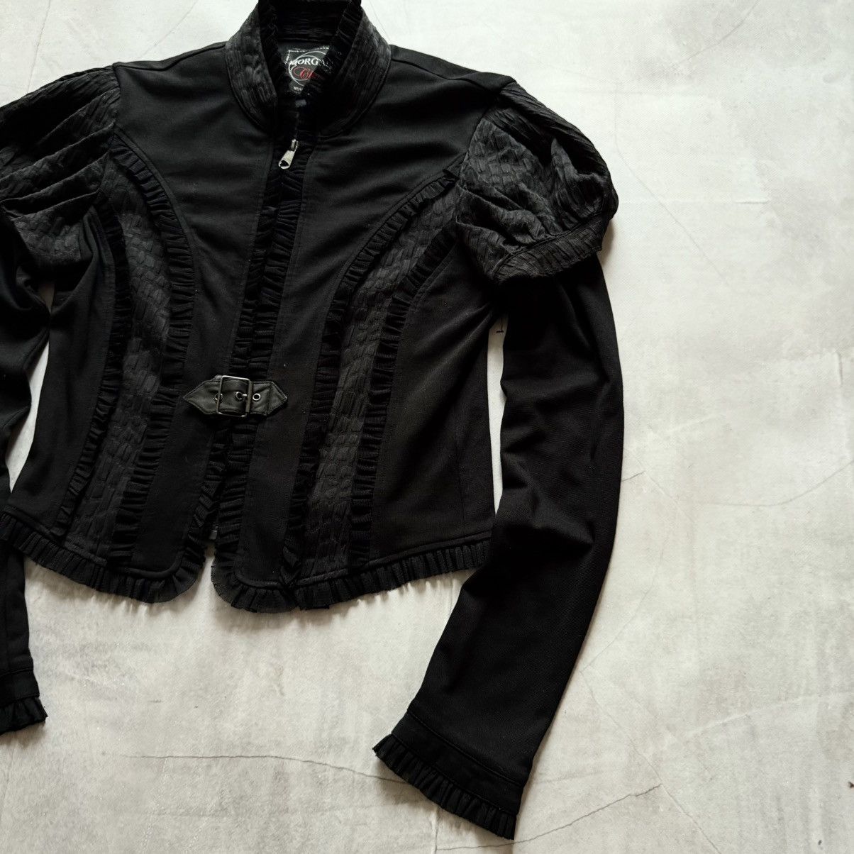 Hysteric Glamour × Undercover Gothic Vampire Sweater Strap Ruffle LGB Margiela Vibe Size S / US 4 / IT 40 - 2 Thumbnail