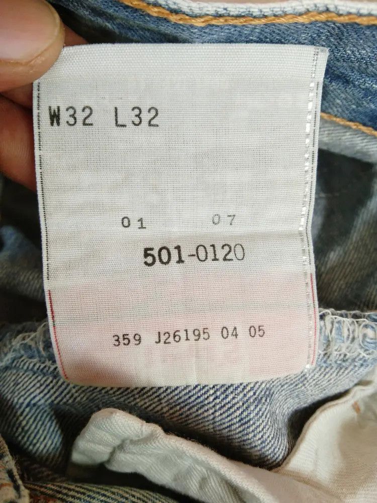 Levi's Vintage Levi's 501 Distressed Jeans 32x31 Size US 32 / EU 48 - 10 Thumbnail