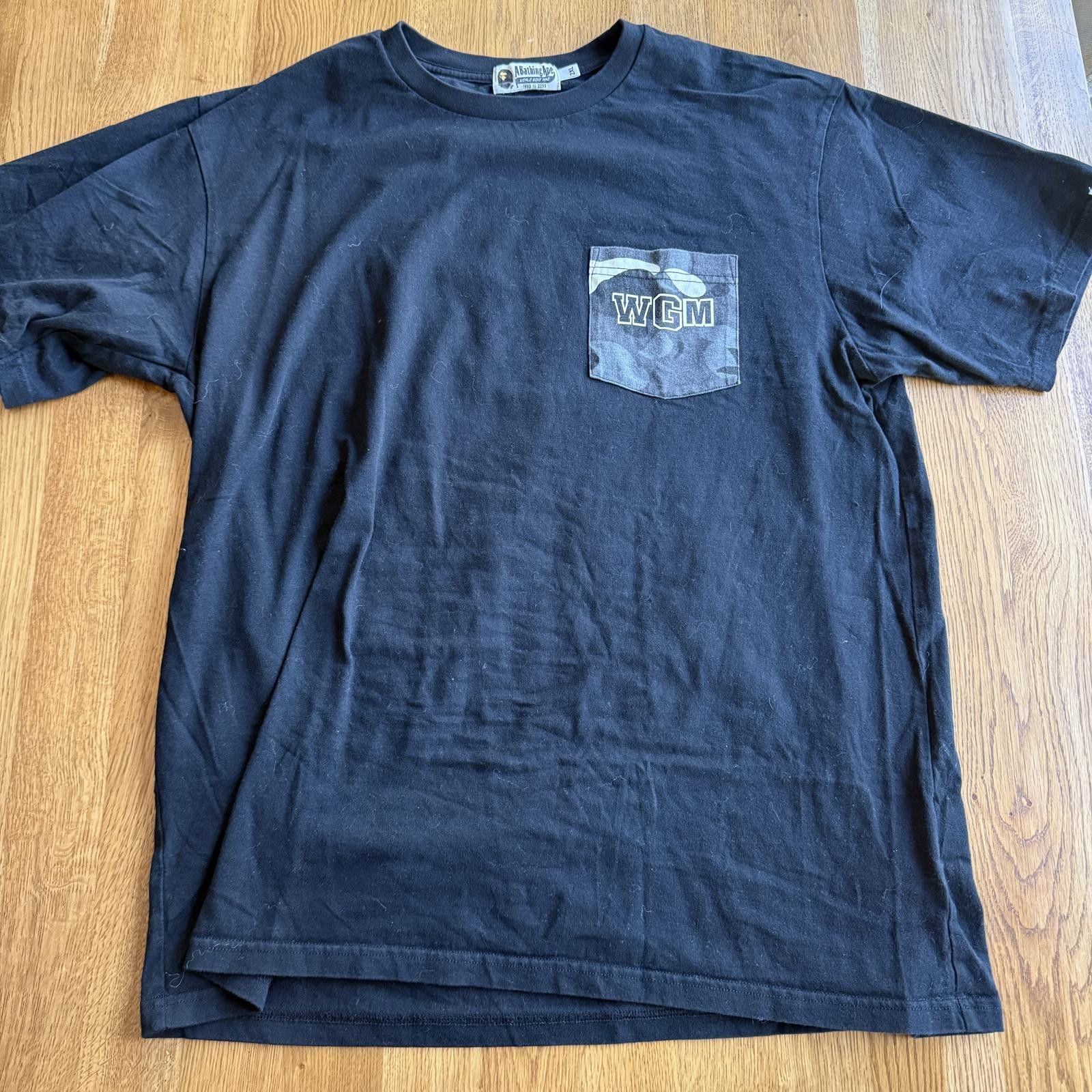Designer Bape WGM Black pocket shirt Size 2XL Size US L / EU 52-54 / 3 - 1 Thumbnail