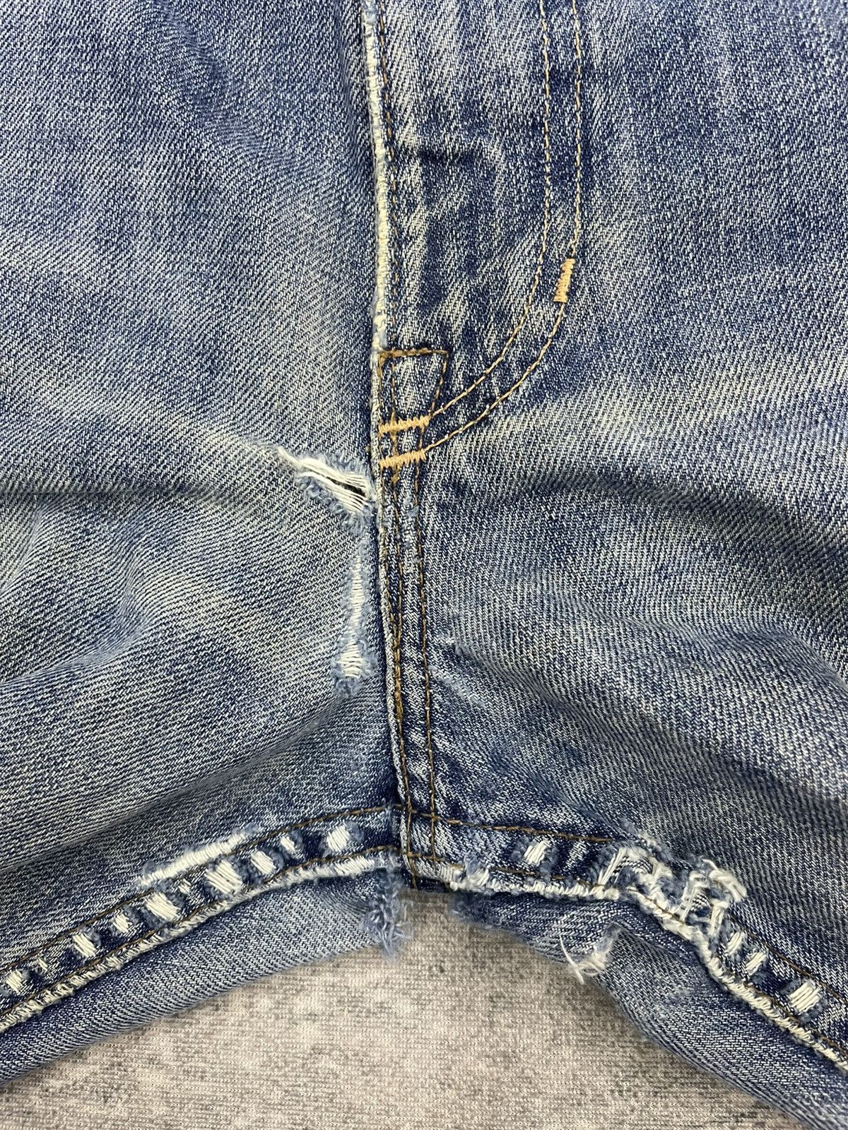 RRL Ralph Lauren Vintage Polo Ralph Lauren Baggy Distressed Denim Size US 36 / EU 52 - 6 Thumbnail