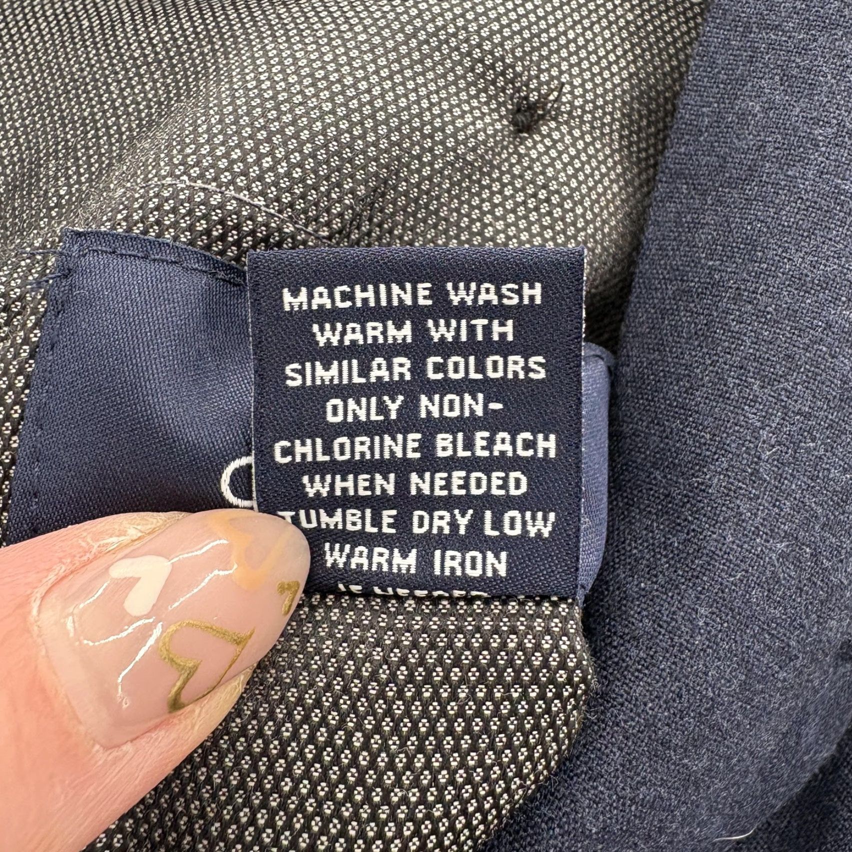 Cremieux Cremieux Blue Dress Pants Mens 38x30 Navy Heather Regular Fit Stretch Business Pants Size US 38 / EU 54 - 7 Thumbnail