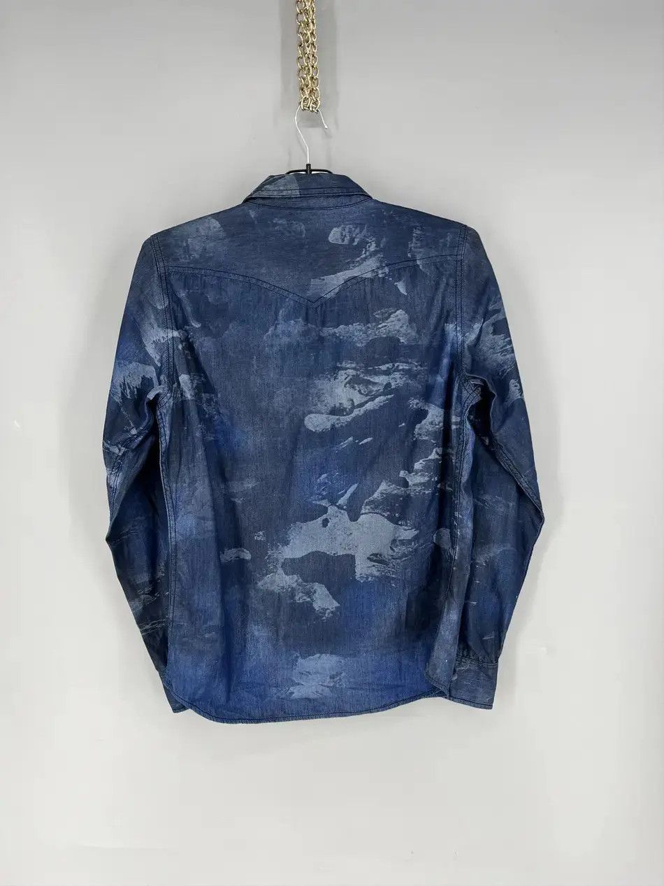 Diesel Diesel Industry Pearl Snap Denim Long Sleeve Shirt Size M Size US M / EU 48-50 / 2 - 9 Thumbnail