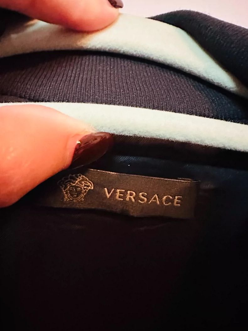 Versace Versace Velvet silver silk jacket Size US M / EU 48-50 / 2 - 4 Thumbnail