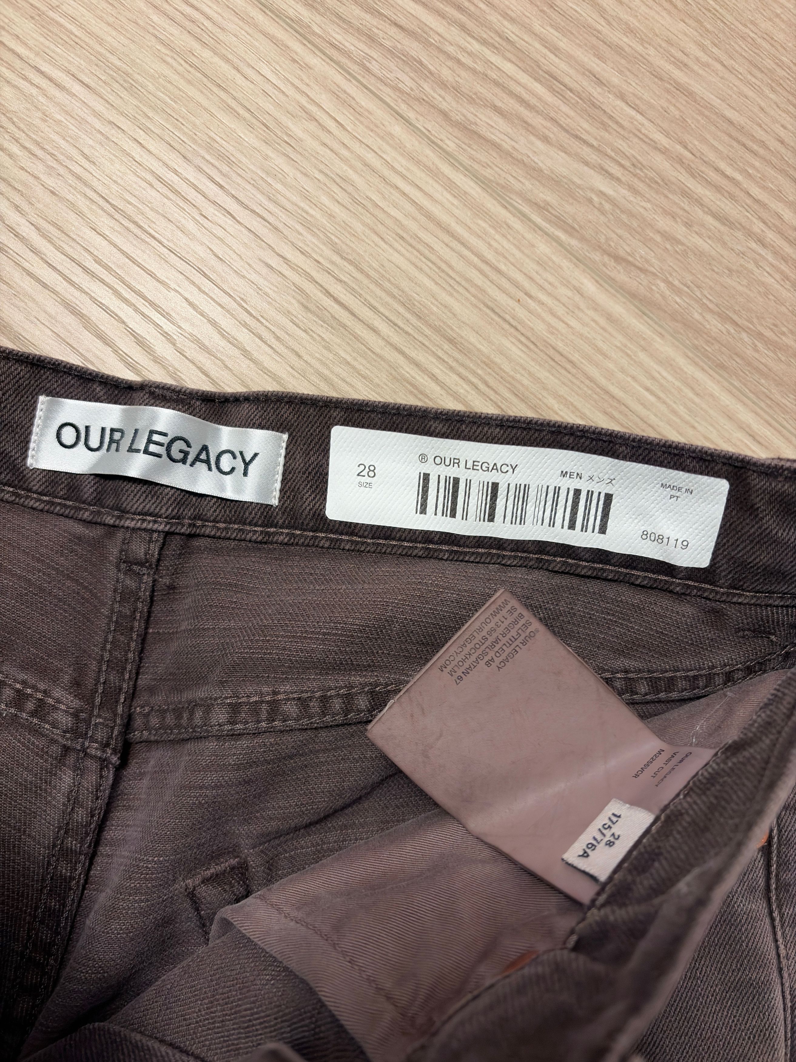 Our Legacy Our Legacy Vast Cut Royal Brown Overdye Size US 28 / EU 44 - 2 Thumbnail
