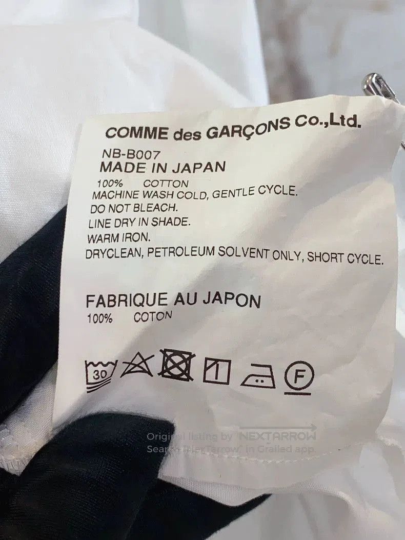 Comme des Garcons Comme des Garcons White Peter Pan Collar Shirt. Size US M / EU 48-50 / 2 - 9 Thumbnail