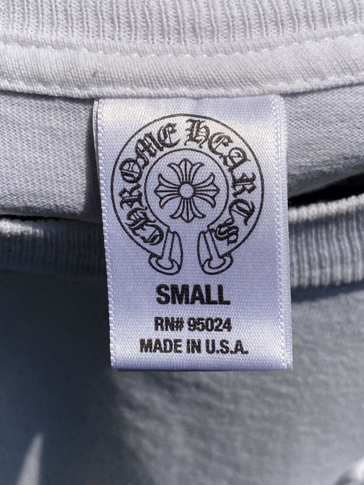 Chrome Hearts 2000s VINTAGE CHROME HEARTS USA SCRIPT CROSSES LONG SLEEVES Size US S / EU 44-46 / 1 - 8 Thumbnail