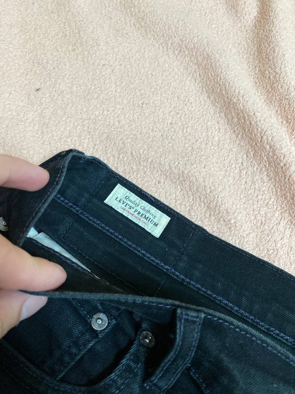 Levi's × Vintage Vintage Mudwash Faded Regular Straight Dark Jeans Size US 34 / EU 50 - 4 Thumbnail