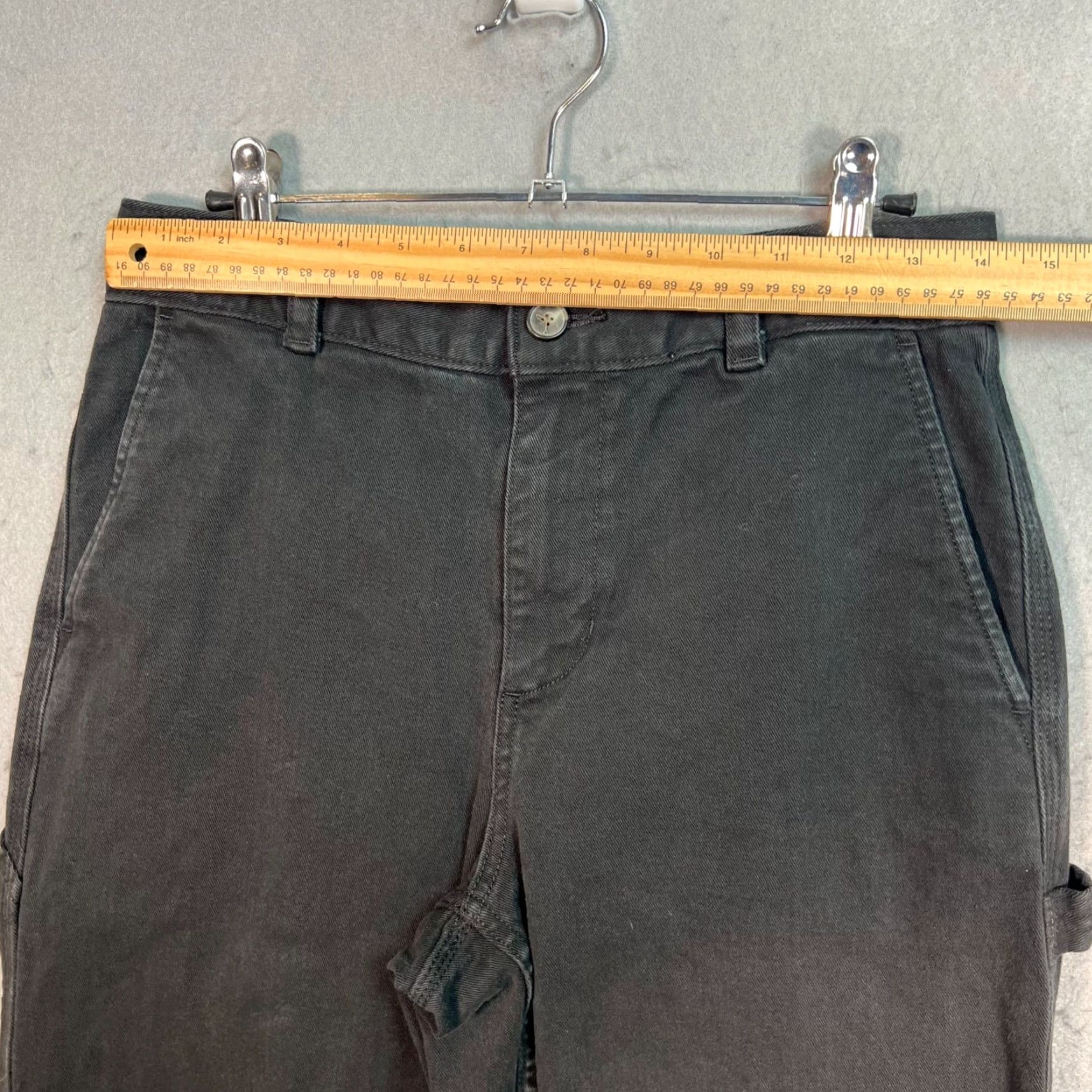 Everlane Everlane Mens Black Organic Cotton Carpenter Pants 29 x 32 Straight Leg Size US 29 - 5 Thumbnail