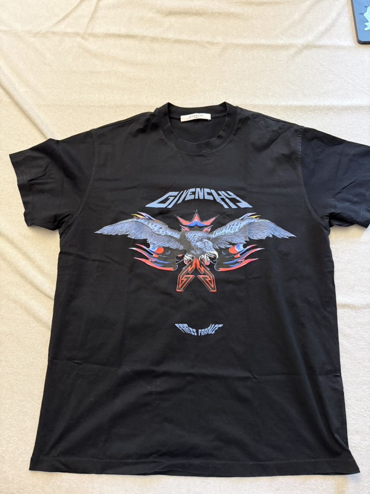 Givenchy Givenchy black eagle t-shirt Size US S / EU 44-46 / 1 - 1 Thumbnail