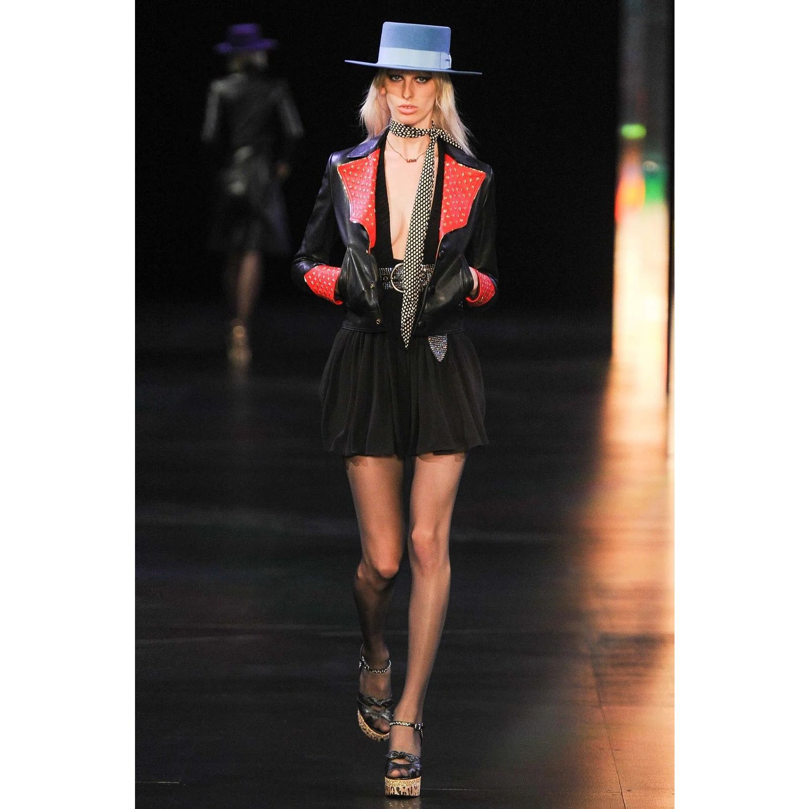 Saint Laurent Paris S/S2015 Saint Laurent by Hedi Slimane runway leather jacket Size S / US 4 / IT 40 - 3 Thumbnail