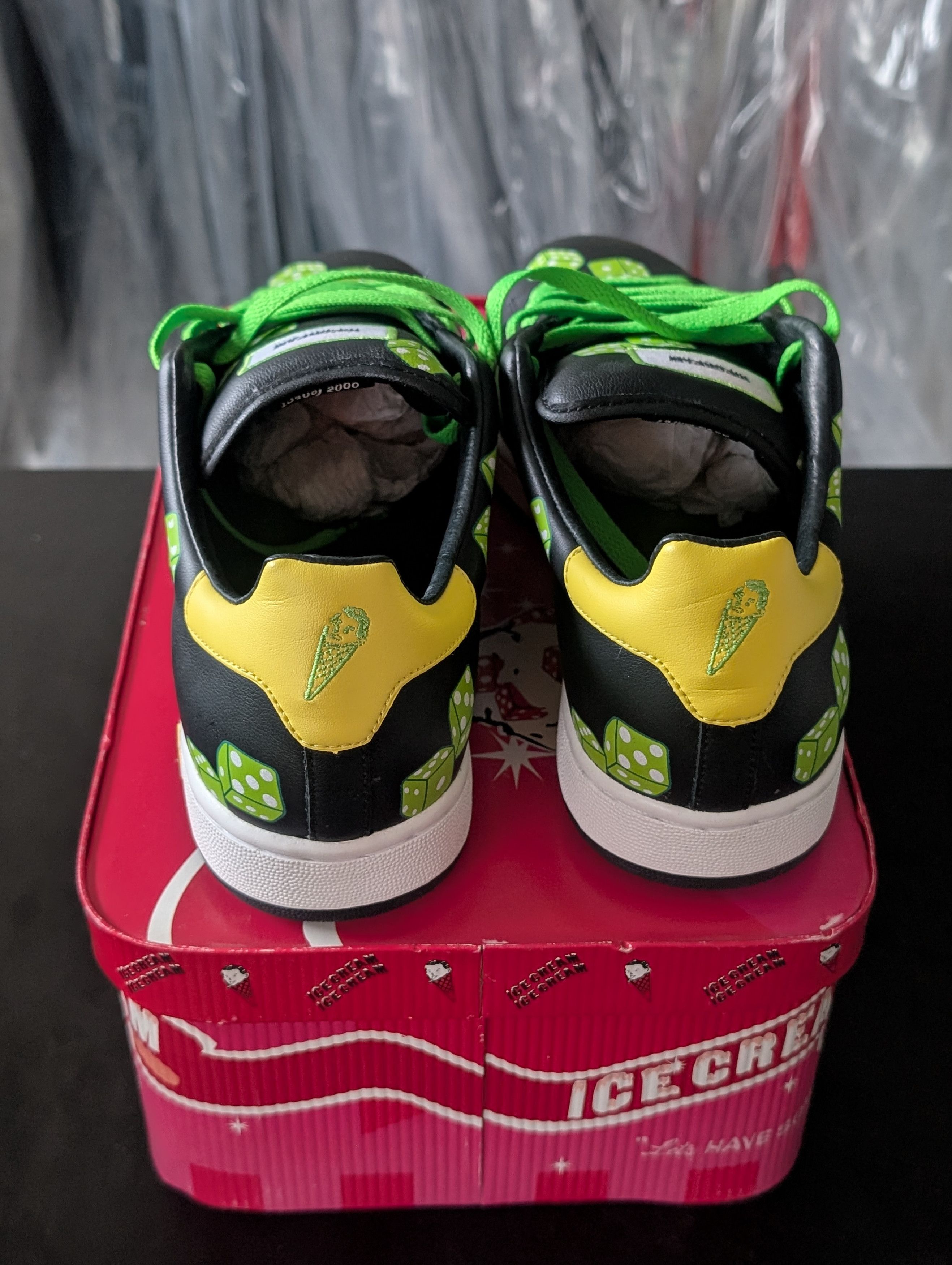 Icecream × Reebok ICE CREAM LOW BLK/GRN/YELLOW Brand New Dead Stock Size US 10 / EU 43 - 5 Thumbnail