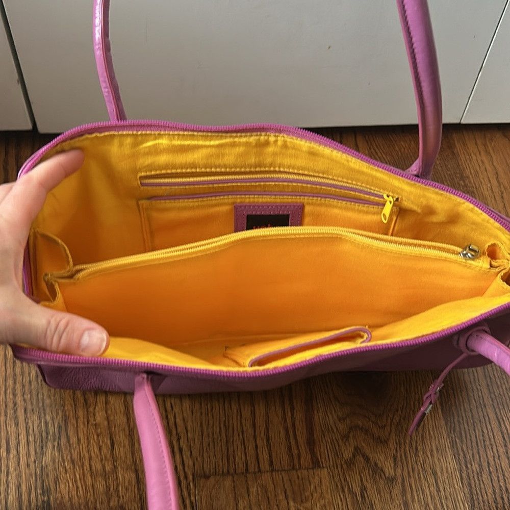 Hobo HOBO International Pink/Purple Leather handbag Size ONE SIZE - 4 Thumbnail