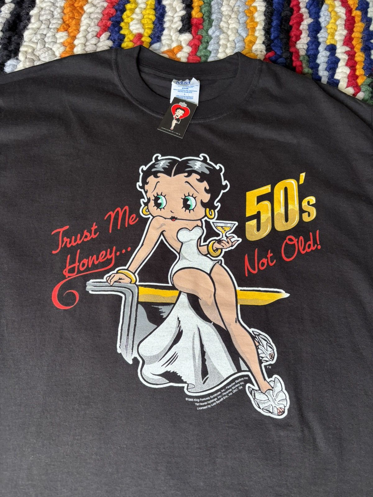Cartoon Network Vintage Betty Boop Deadstock Tee Shirt Size US L / EU 52-54 / 3 - 3 Thumbnail