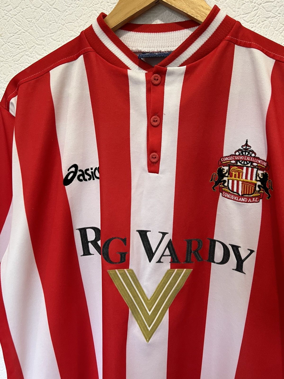 Asics Vintage Asics Sunderland 1999 2000 Home Shirt Soccer Jersey Size US L / EU 52-54 / 3 - 2 Thumbnail