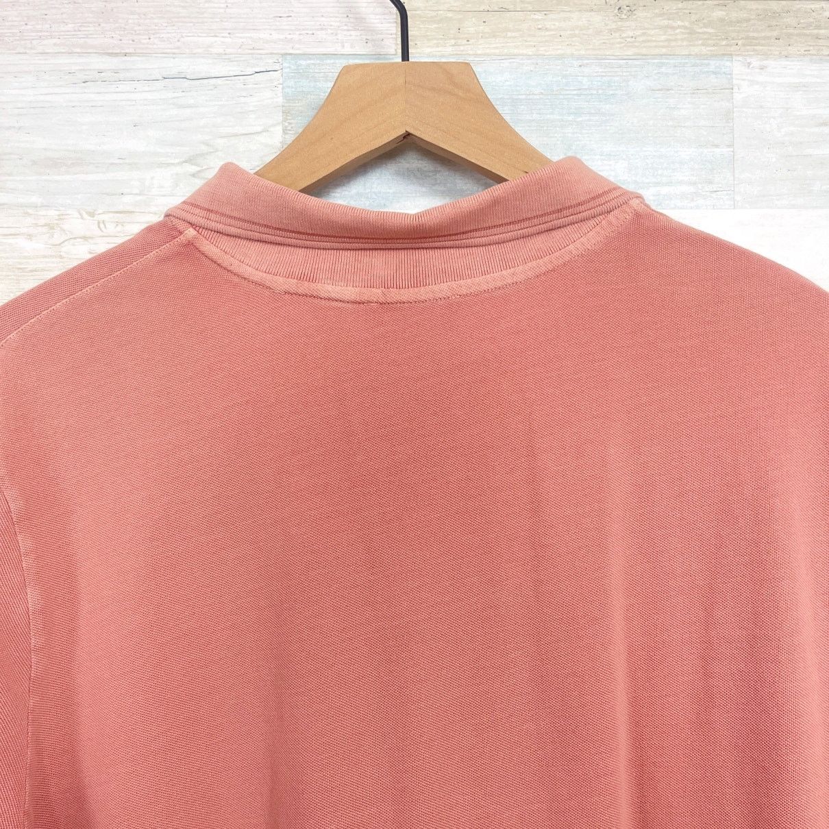 Baldessarini BALDESSARINI Pique Washed Polo Shirt Pink Short Sleeve 46 Size US XL / EU 56 / 4 - 5 Thumbnail