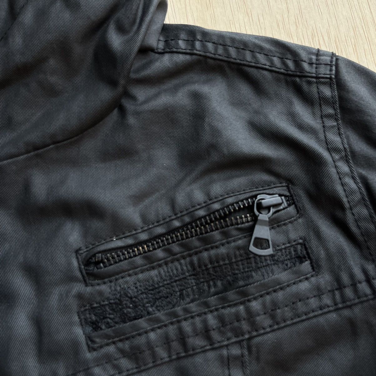 Uniqlo UNIQLO RIDER COATED CLOTH JAPANESE BRAND HOODIE JACKET Size L / US 10 / IT 46 - 4 Thumbnail