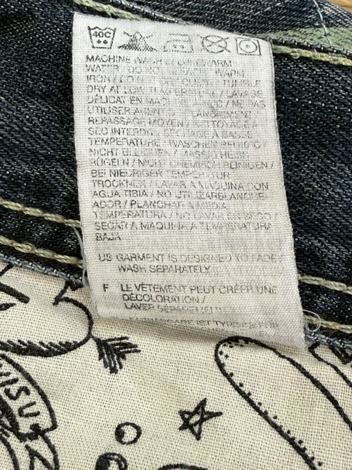 Evisu × Puma Evisu X Puma Buckle Back Faded Wash Denim Size US 33 - 13 Thumbnail