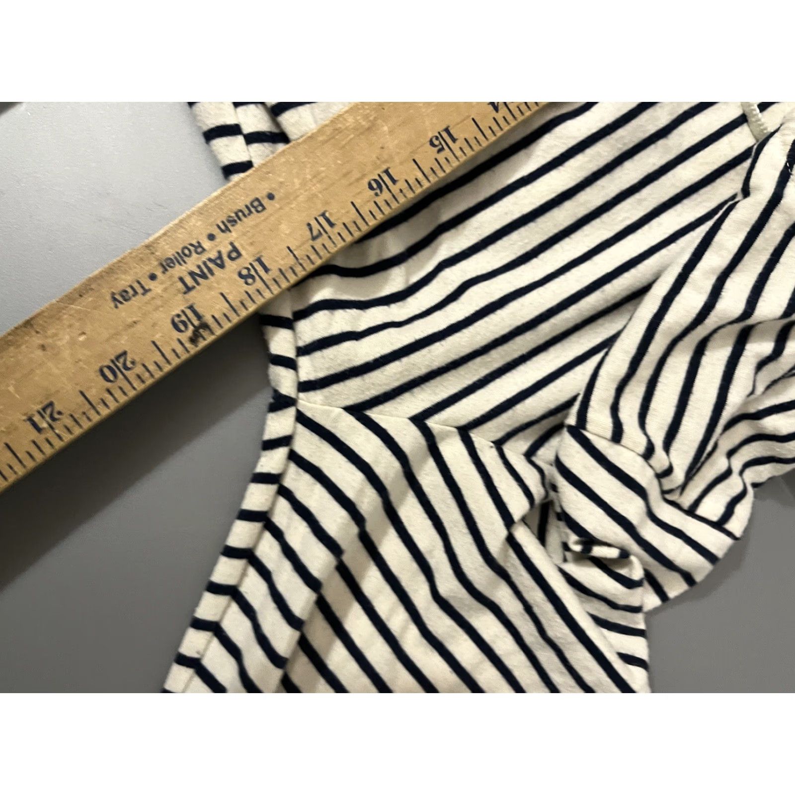 Nautica Nautica Pullover Hoodie Jacket Sweatshirt Striped V-Neck Pockets Lace Up M Women Blue White Nautical Vintage No Size M / US 6-8 / IT 42-44 - 5 Thumbnail
