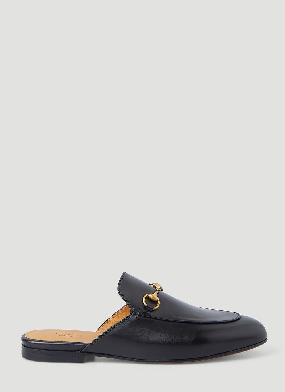 image of Gucci Princetown Slippers in Black, Women's (Size 8)