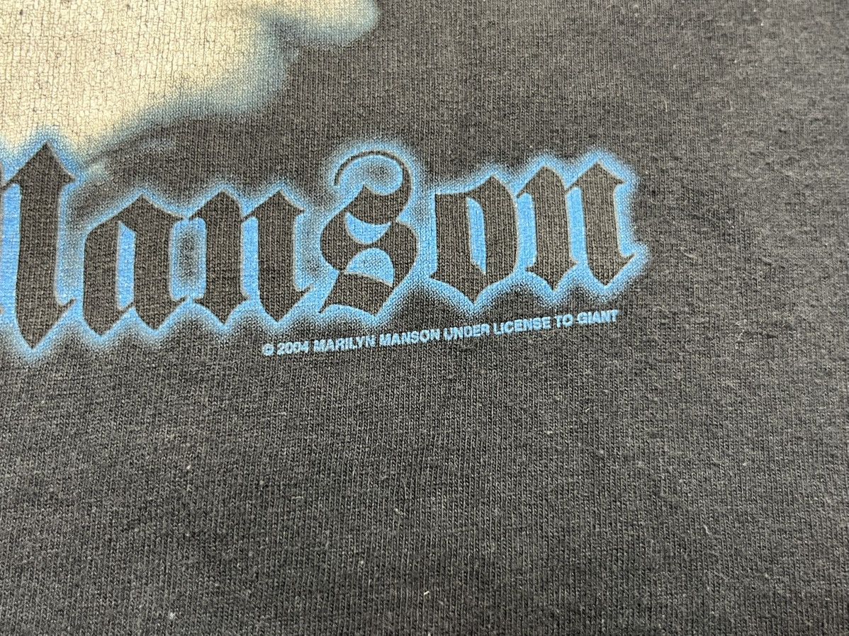 Band Tees Vintage 2004 Marilyn Manson Against All Gods Tour T-Shirt Size US S / EU 44-46 / 1 - 12 Thumbnail