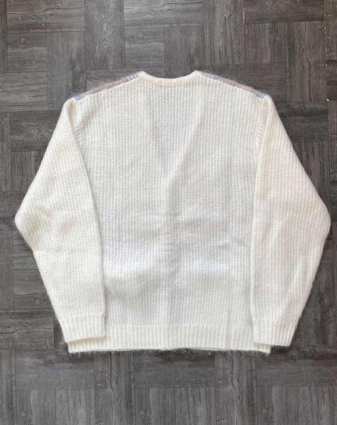 Supreme Supreme Brushed Grid Mohair Cardigan Size Large - NEW Size US L / EU 52-54 / 3 - 6 Thumbnail