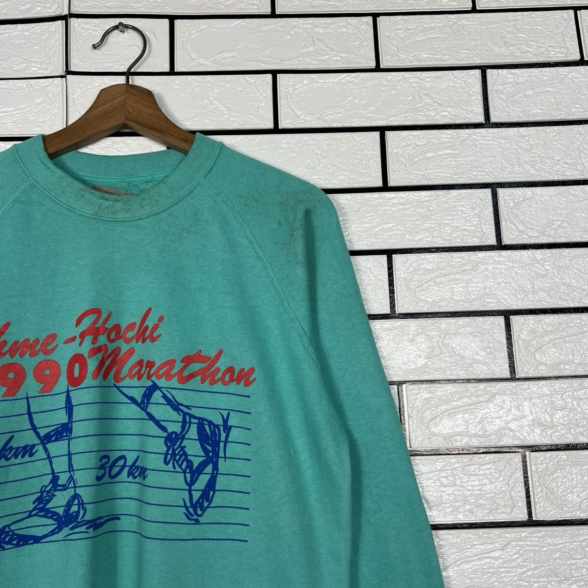 Vintage 1990 OHME-HOCHI Marathon Road Race Sweatshirt #3980-C181 Size US L / EU 52-54 / 3 - 6 Thumbnail