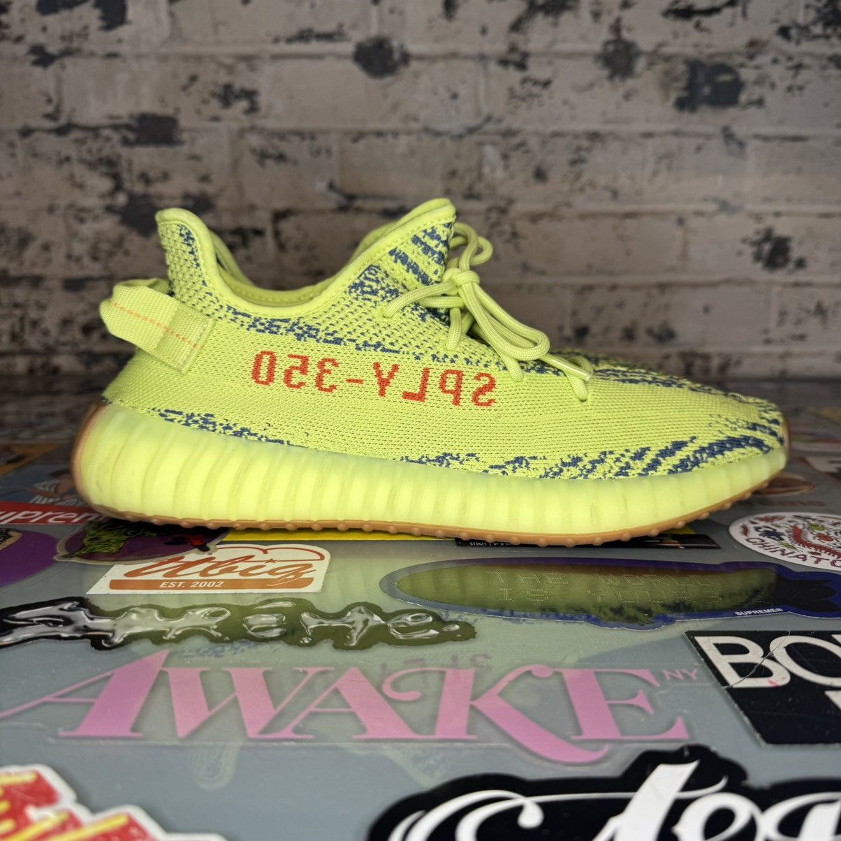 Adidas × Yeezy Adidas Yeezy Boost 350 V2 Semi Frozen Yellow Sz 10.5 NDS Size US 10.5 / EU 43-44 - 3 Thumbnail