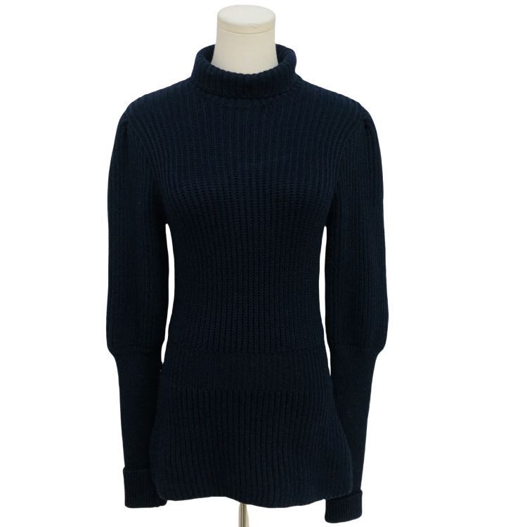 Dior Christian Dior Ribbed Wool Turtleneck Sweater Size 38 Size S / US 4 / IT 40 - 1 Thumbnail