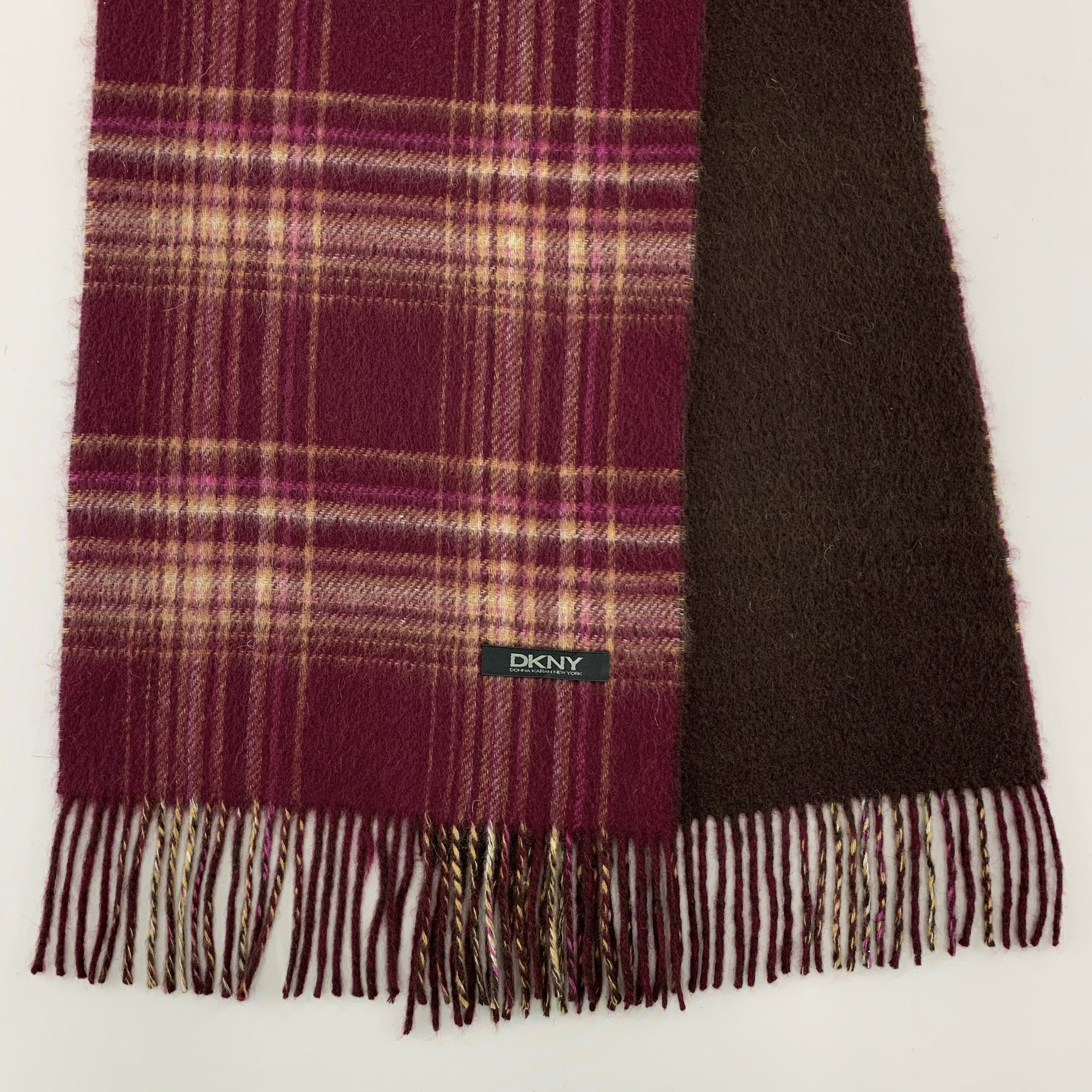 DKNY DKNY Scarf Wool Muffler Neck Wrap BL5035 Size ONE SIZE - 3 Thumbnail