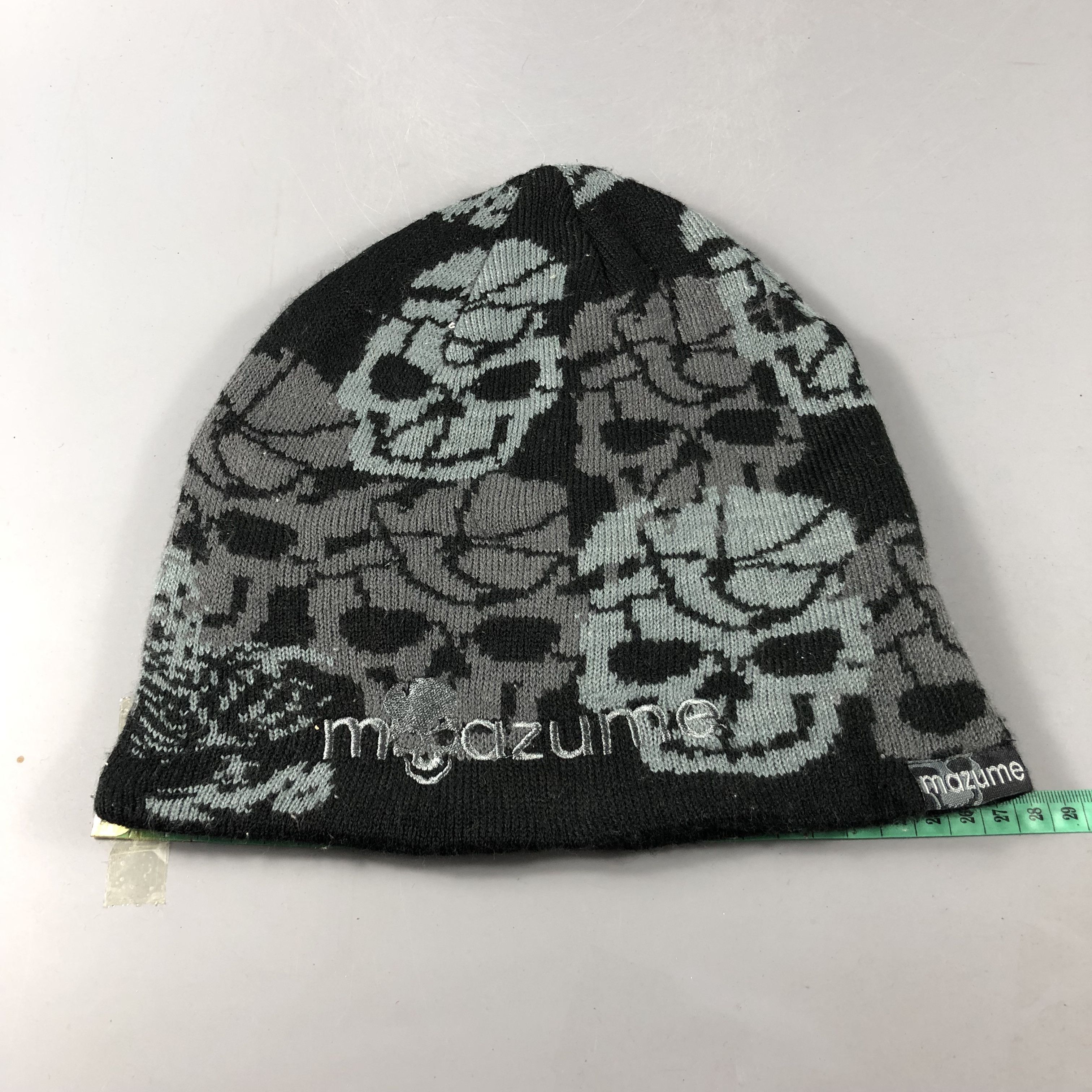 Seditionaries Mazume Full Print Skulls Beanie Snow Hat Snow Cap B517 Size ONE SIZE - 3 Thumbnail