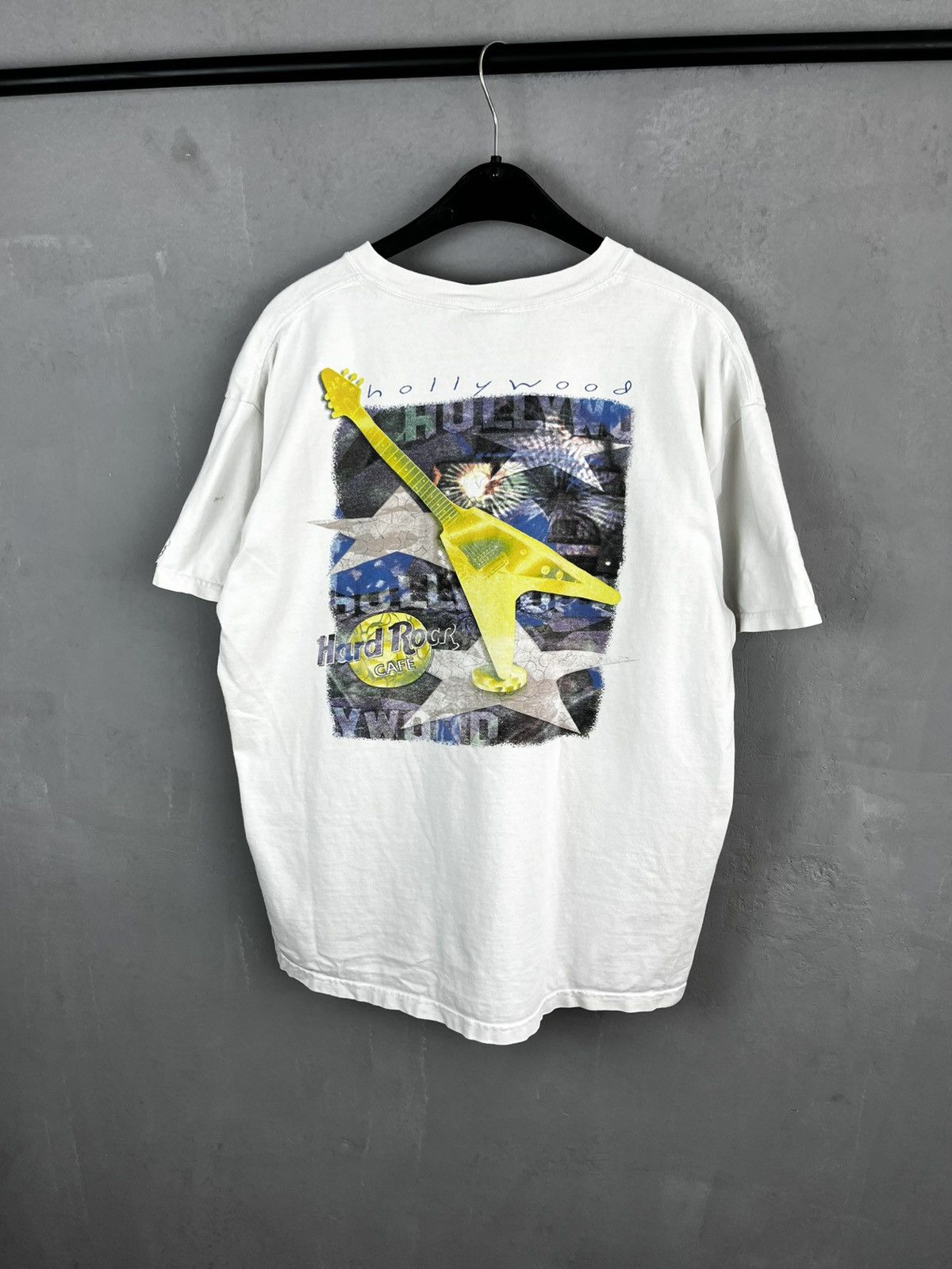 Hard Rock Cafe Hard Rock Hollywood t shirt vintage 90s Size US L / EU 52-54 / 3 - 1 Thumbnail