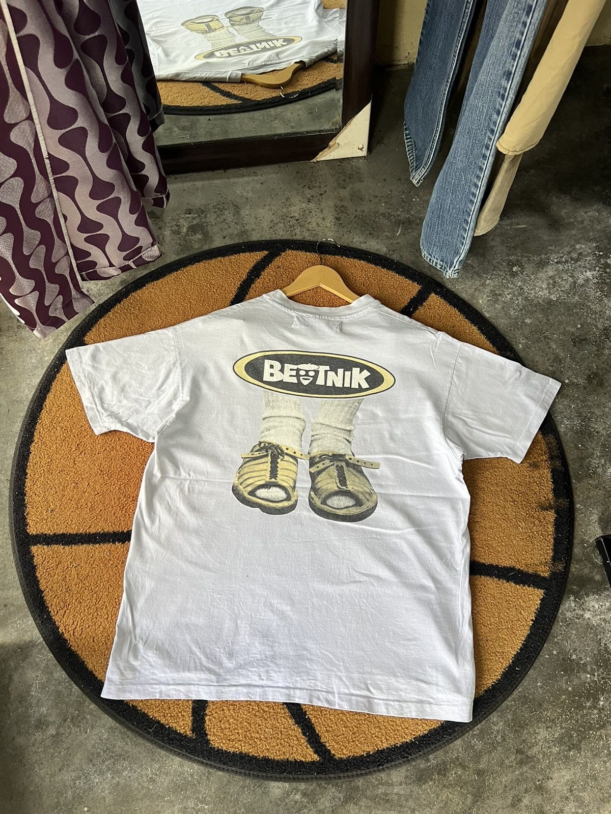 Other 🔥Vintage Made in Usa Beatnik Sandal Tee Size US L / EU 52-54 / 3 - 1 Thumbnail