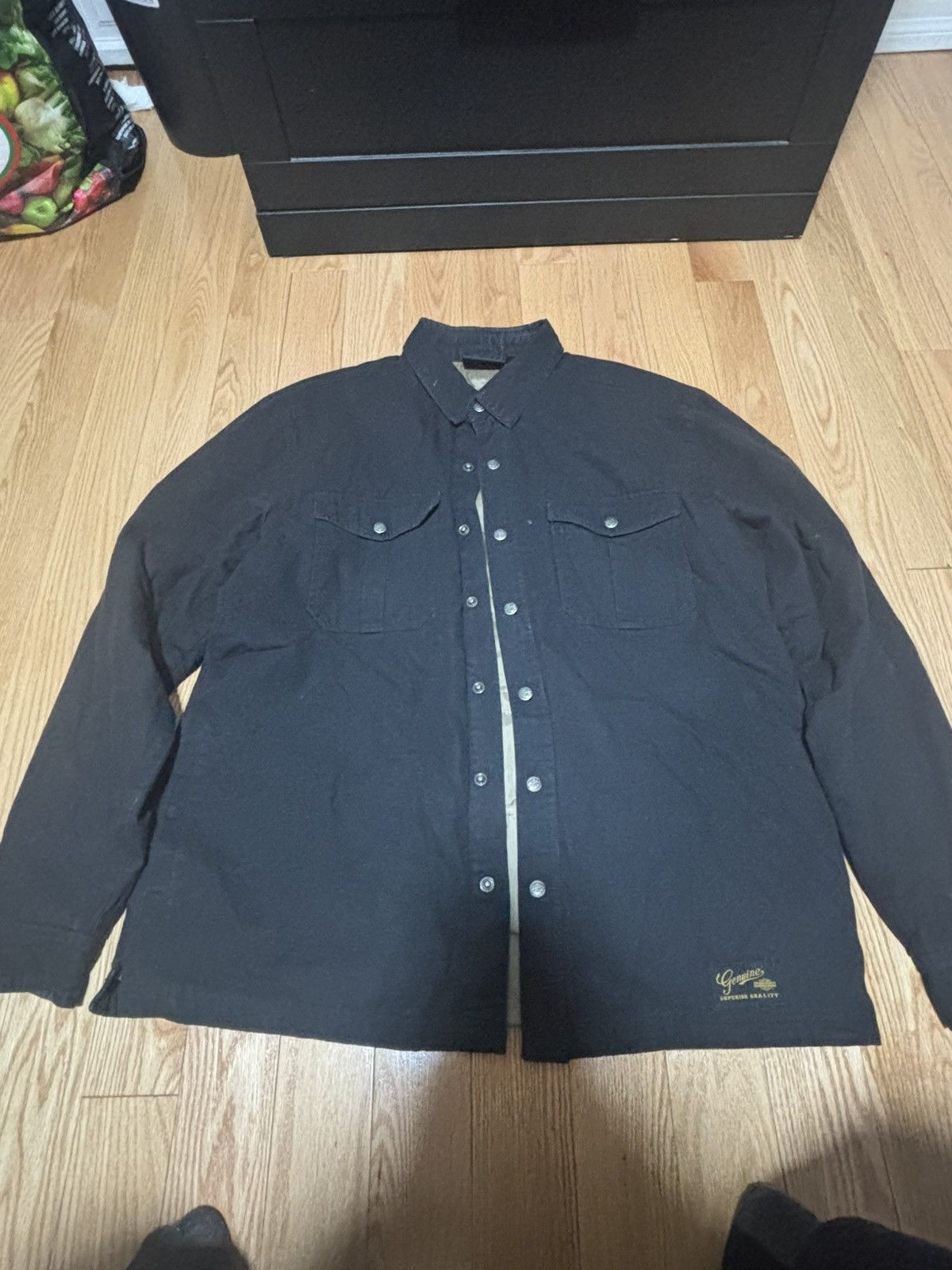 Harley Davidson Vintage Harley Davidson Classics Quilted Shirt Jacket Size US XL / EU 56 / 4 - 2 Thumbnail
