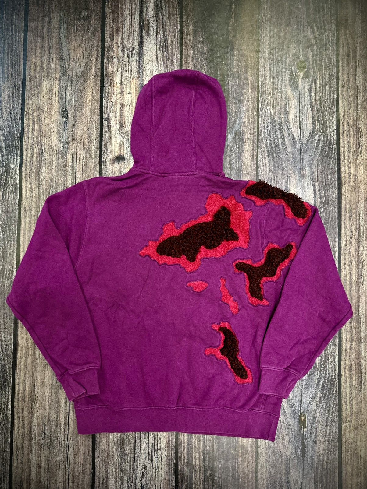 Nike Nike Custom Hoodie Vintage 90s Y2K Reworked Size US L / EU 52-54 / 3 - 4 Thumbnail