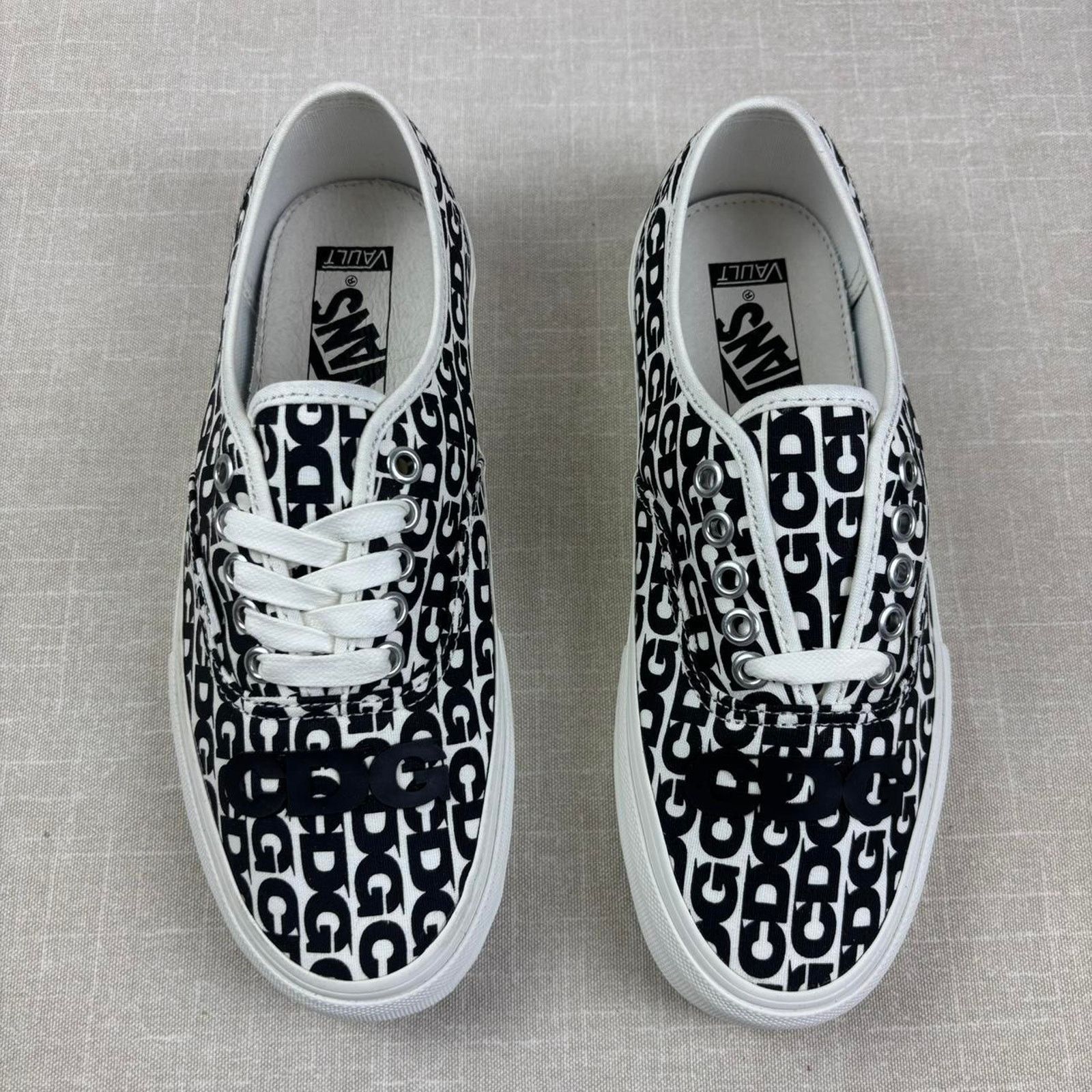 Vans 🐼 2018 Vans Authentic x CDG “White Heel Tab” 8W Size US 8 / IT 38 - 3 Thumbnail