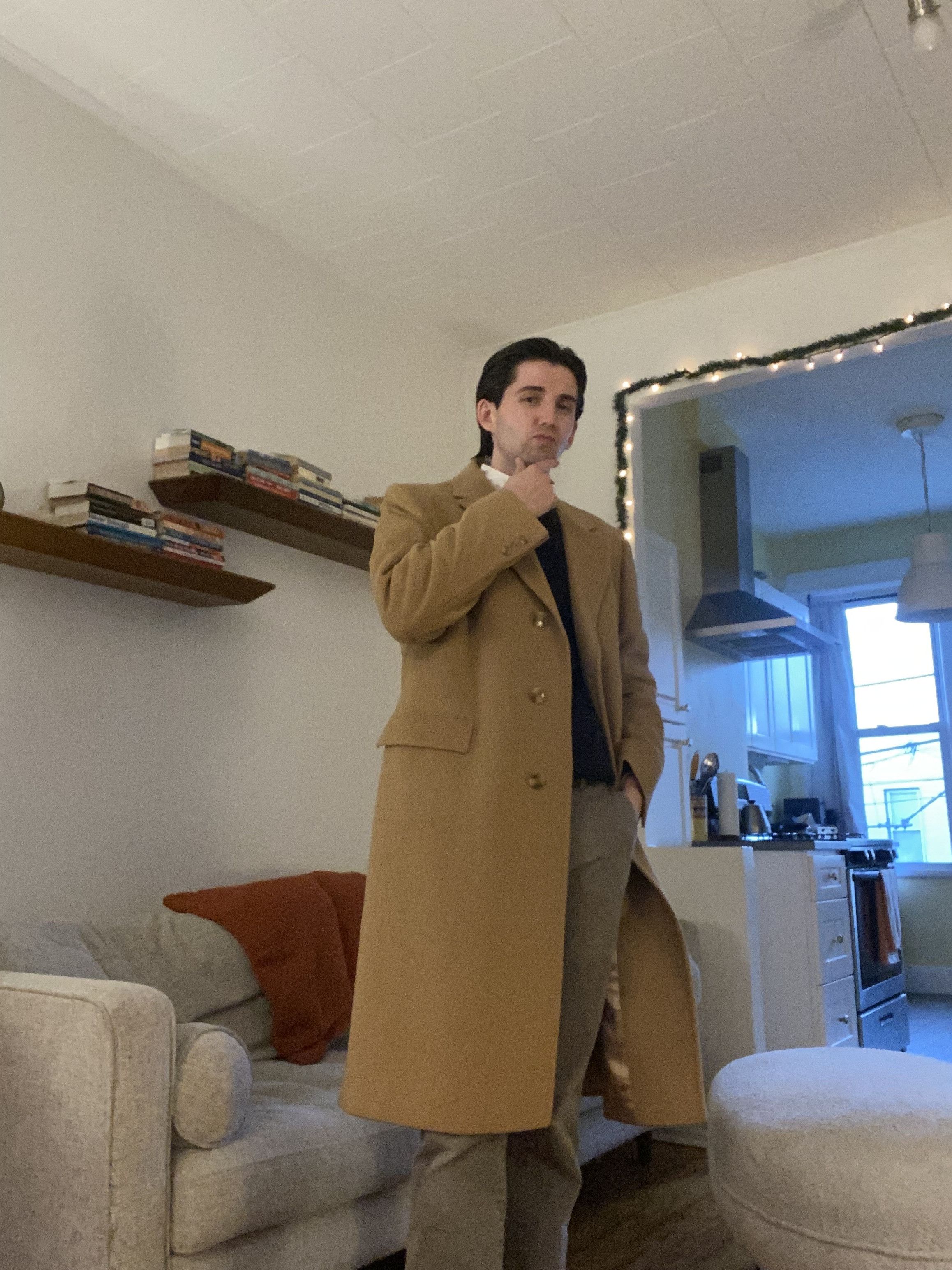 Other Raw Vintage 1952 'Eden' Mens Dress Coat Size US L / EU 52-54 / 3 - 3 Thumbnail