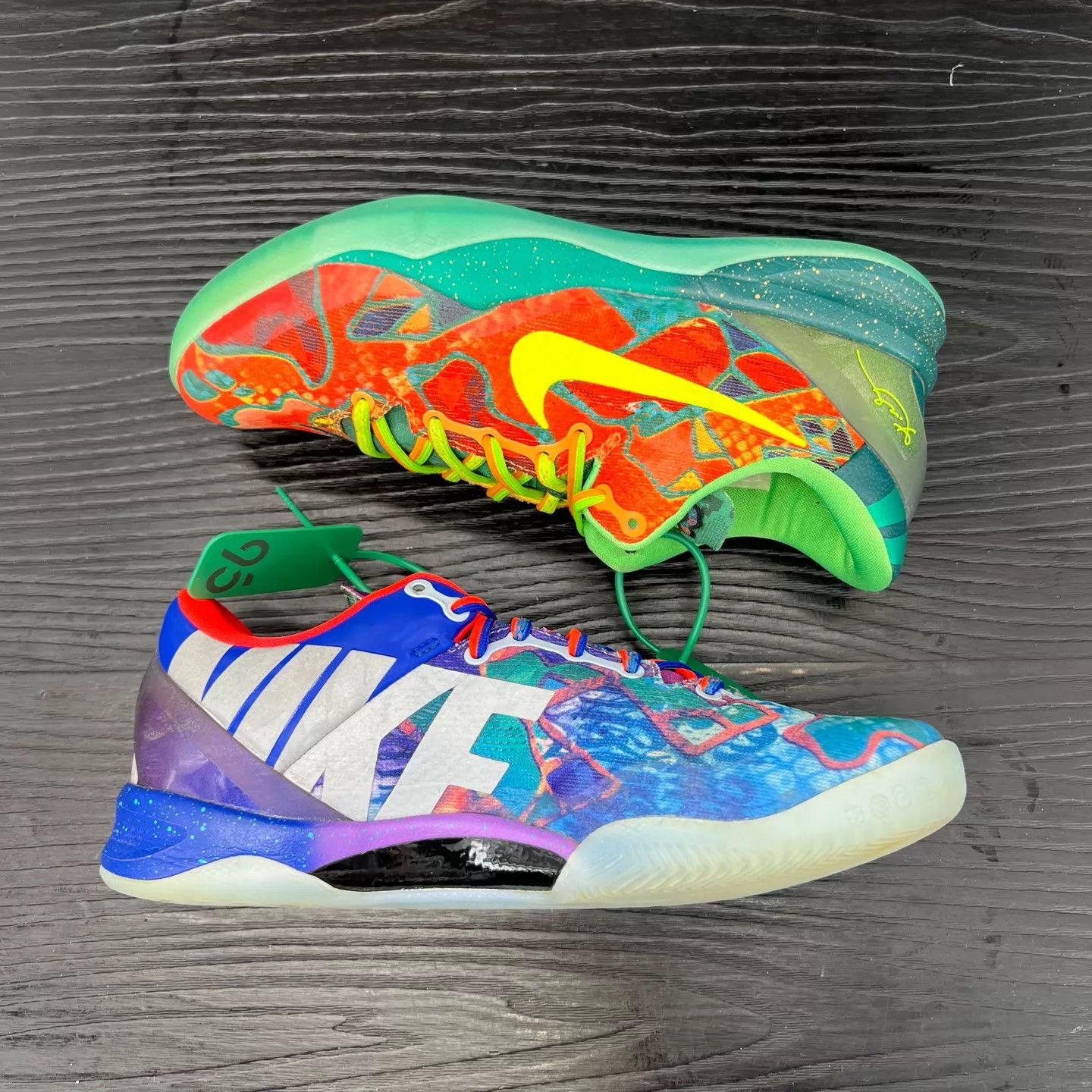 Nike ZK8 Orange/Blue 40.5 New OG Box & Extras Size US 7.5 / EU 40-41 - 3 Thumbnail