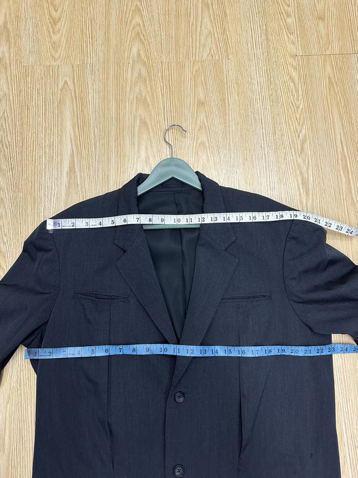 Y's for Men × Yohji Yamamoto Y’s For Men Yohji Yamamoto Blazer Button Jacket MJ89 Size 38R - 5 Thumbnail